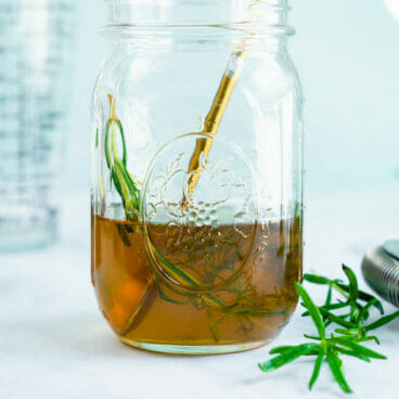 Rosemary simple syrup