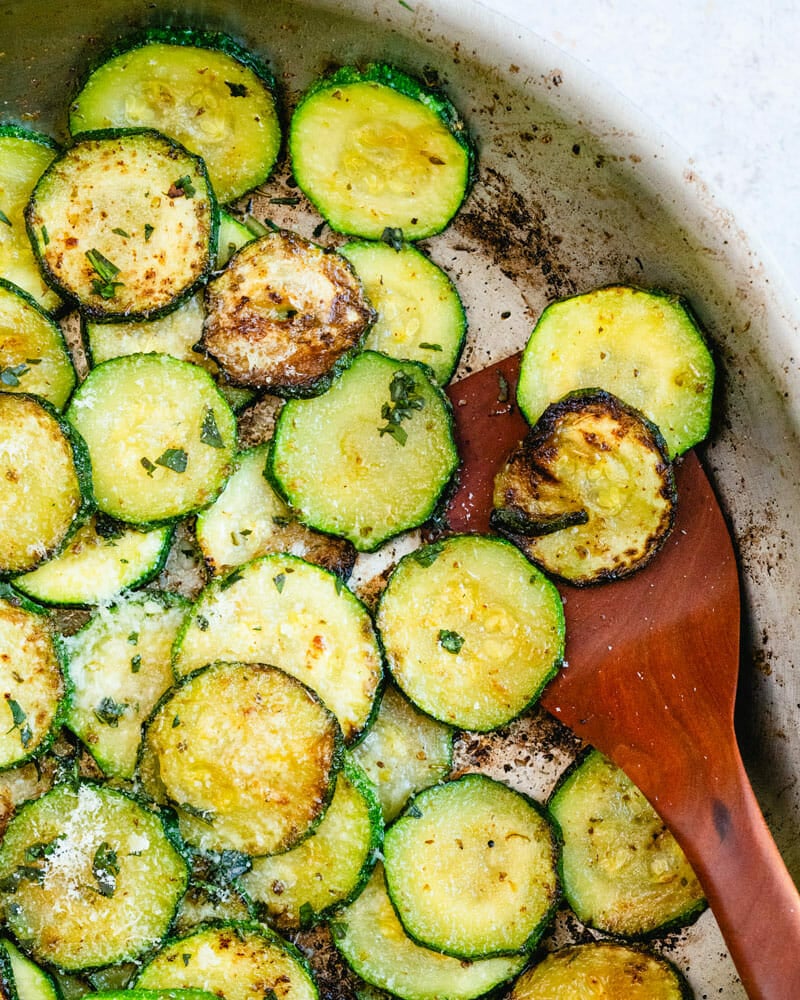 Sauteed zucchini