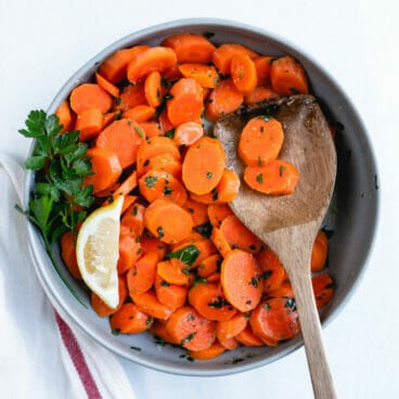 Steamed carrots