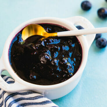 Blueberry compote
