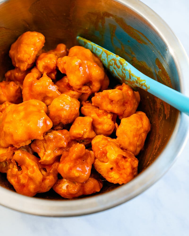 Buffalo cauliflower wings