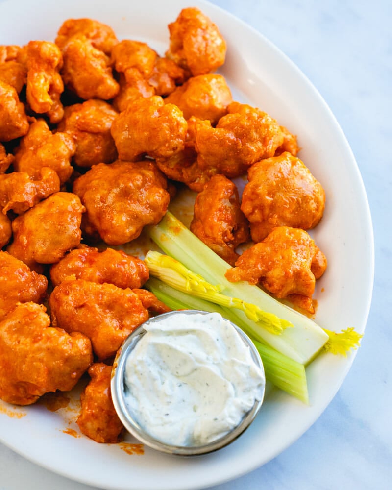 Cauliflower wings