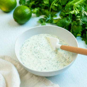 Cilantro lime sauce