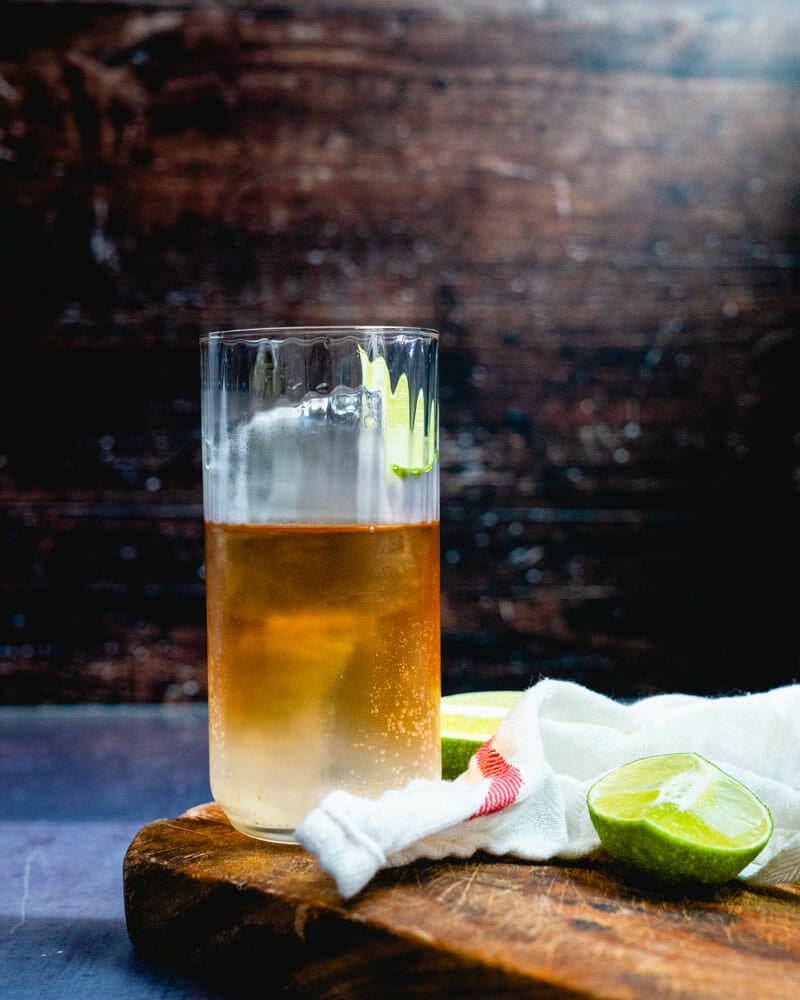 Dark and Stormy cocktail