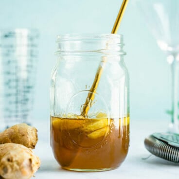 Ginger simple syrup