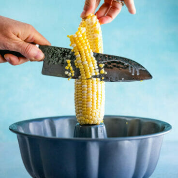 How to cut corn off of cob