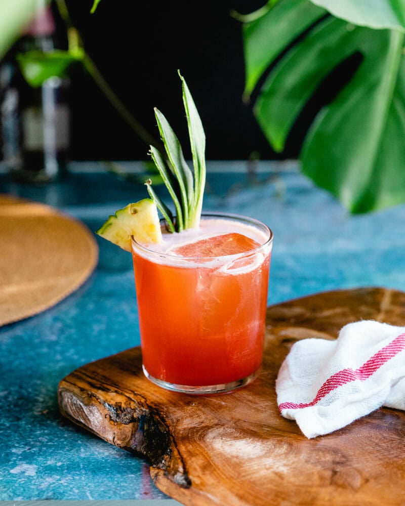 Jungle bird cocktail