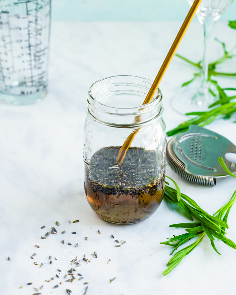 Lavender simple syrup