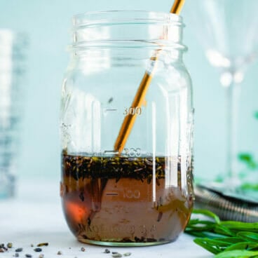 Lavender simple syrup