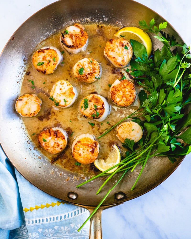 Pan to use for seared scallops