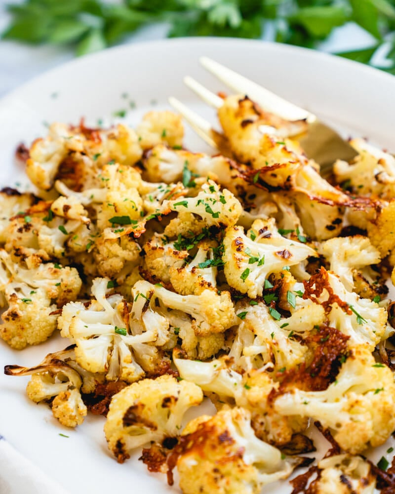 Roasted cauliflower Parmesan