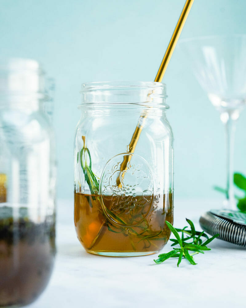 Rosemary simple syrup