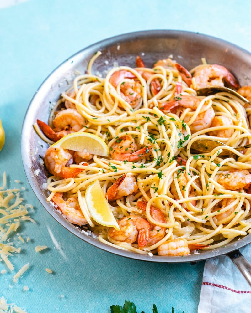 Shrimp pasta