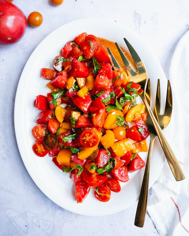 Tomato basil salad