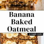 Banana Baked Oatmeal