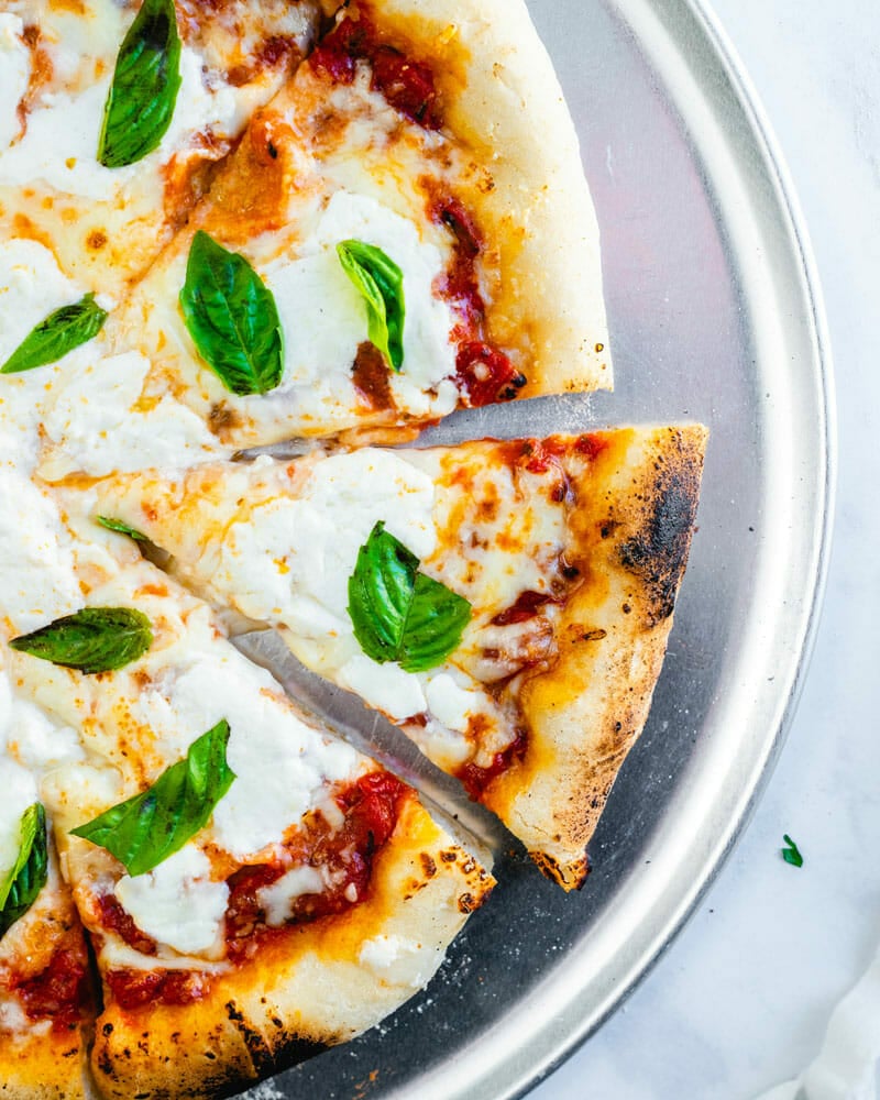 Burrata pizza