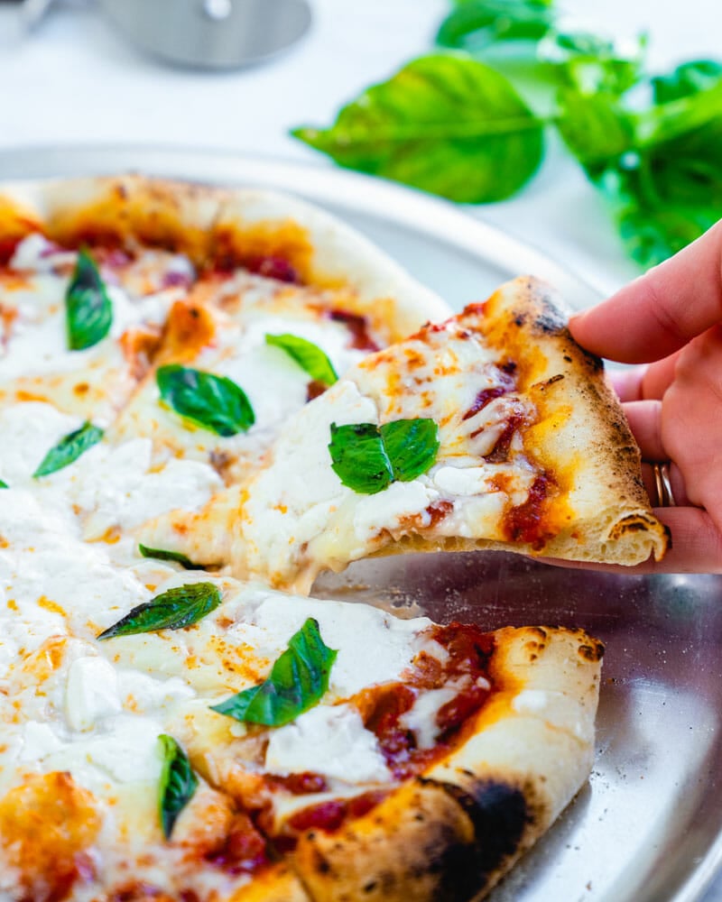 Burrata pizza
