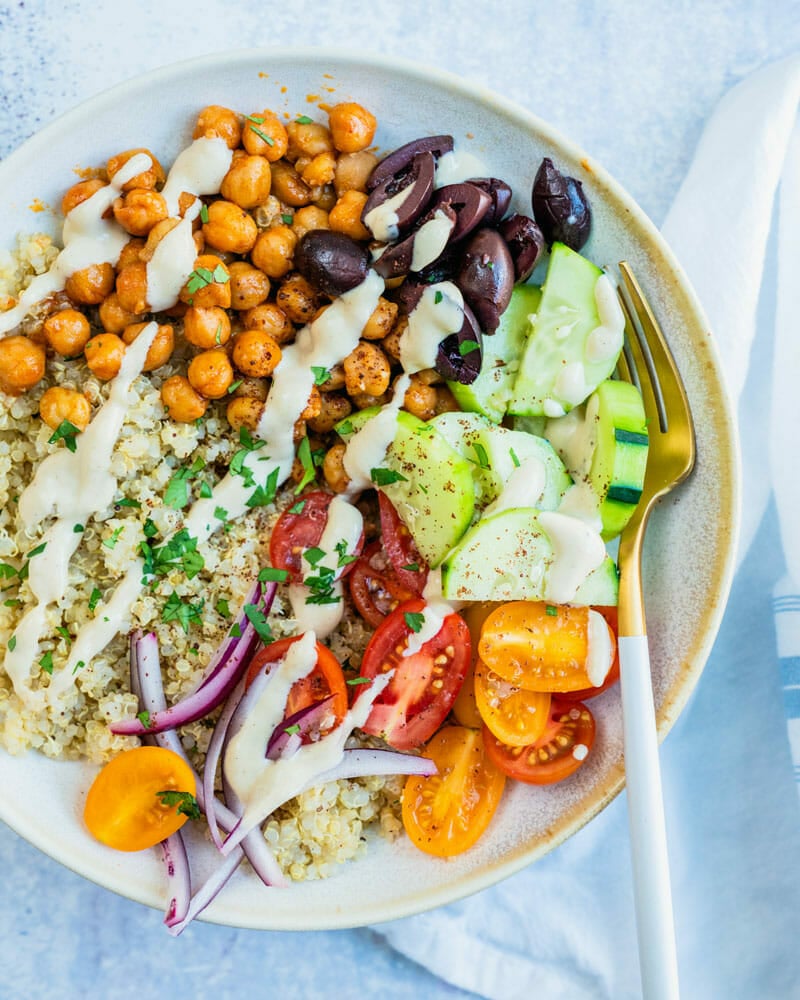 Easy grain bowl
