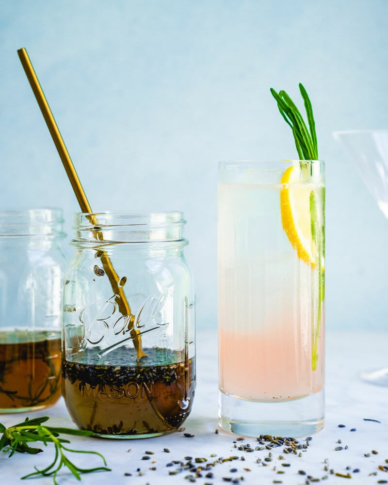 Lavender simple syrup