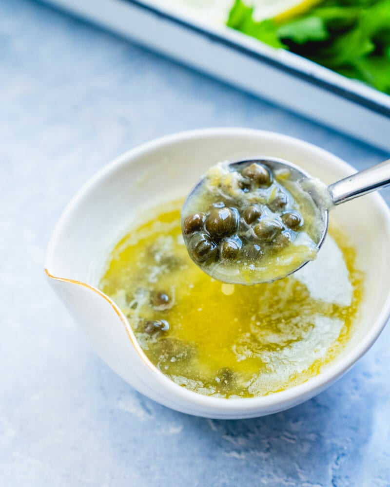 Lemon caper sauce