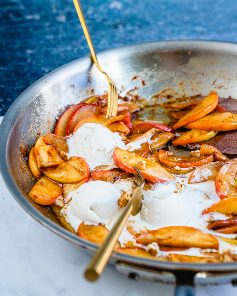 Sauteed apples