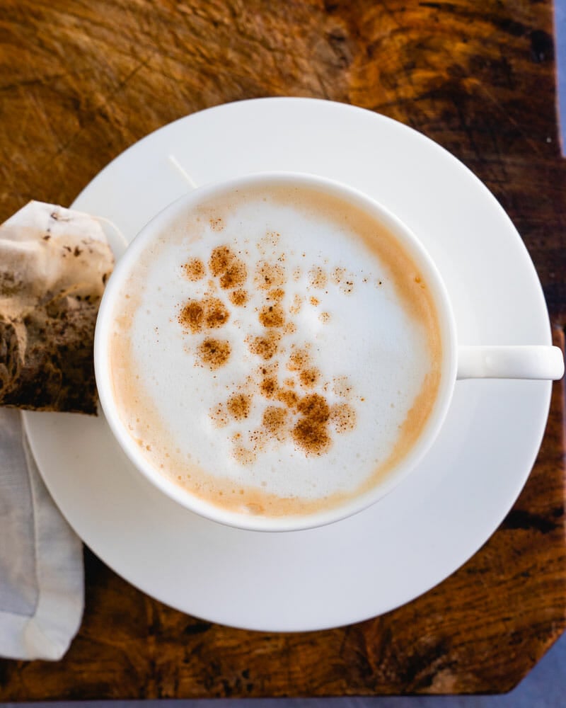 How to make a tea latte