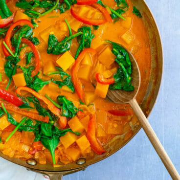 Butternut squash curry