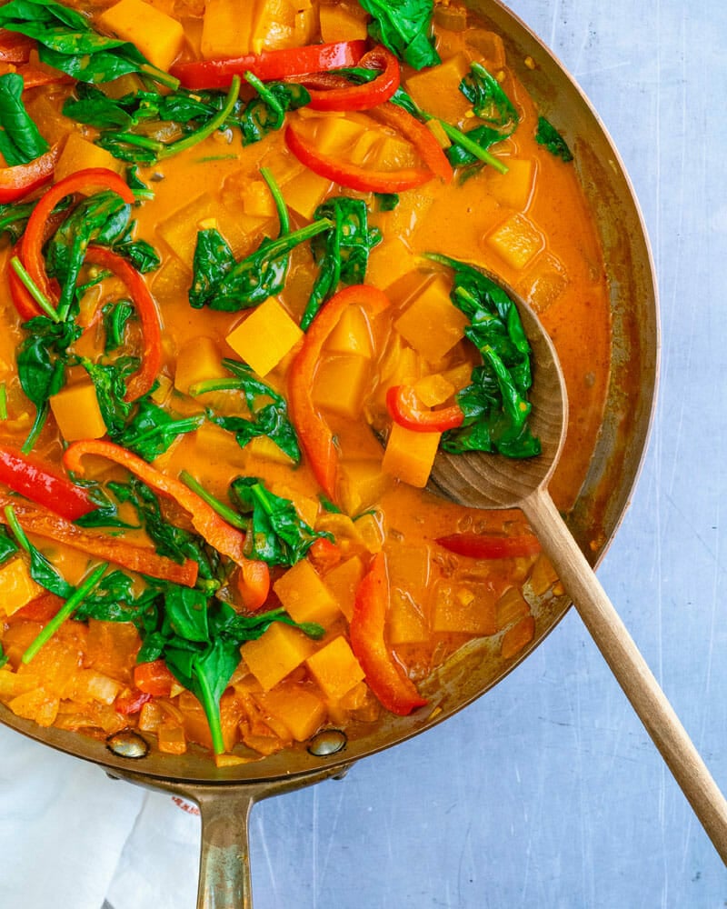 Butternut squash curry