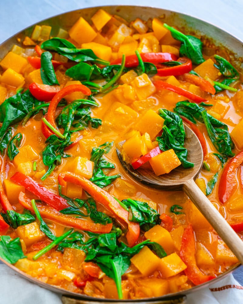 Butternut squash curry