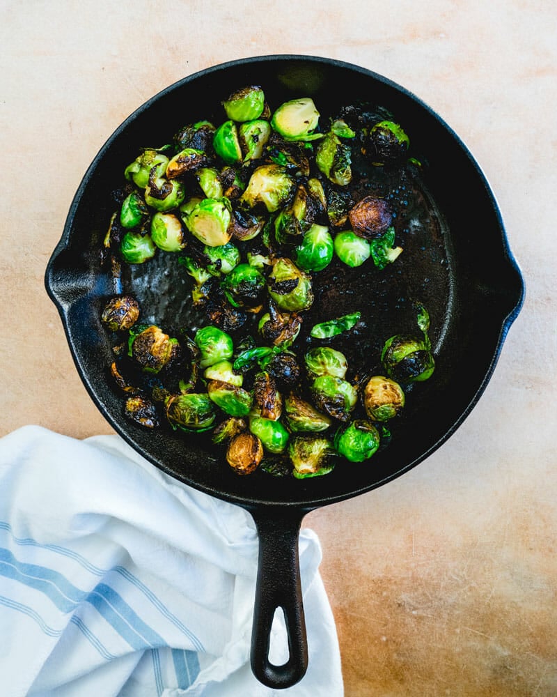 Fried Brussel sprouts recipe