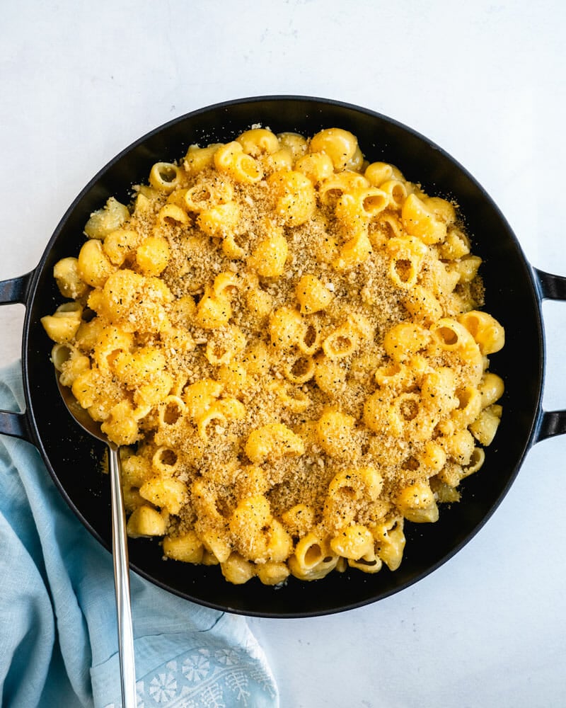 Homemade mac and cheese