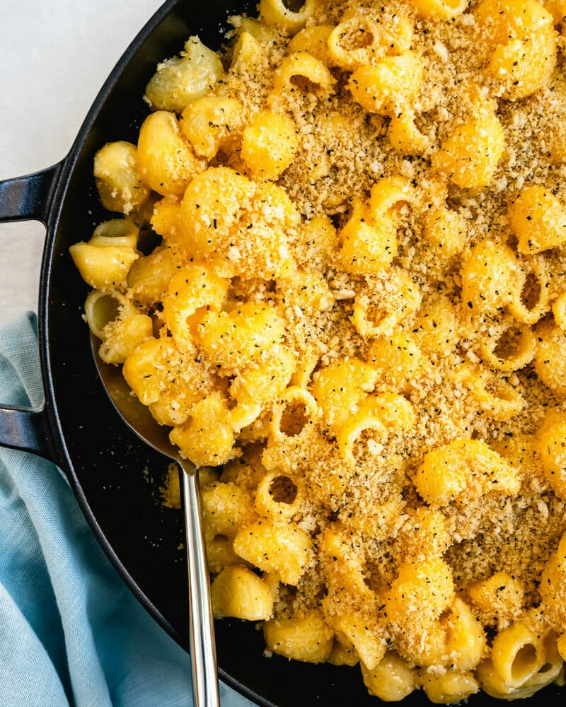 Homemade mac and cheese