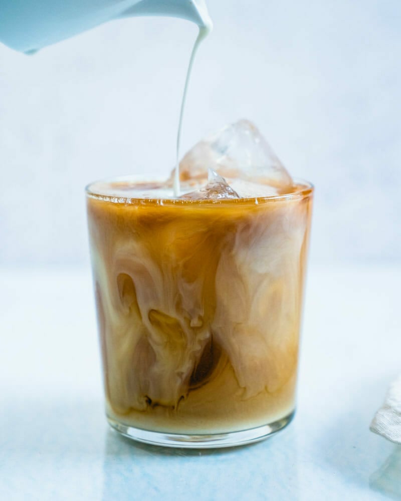 Iced chai latte