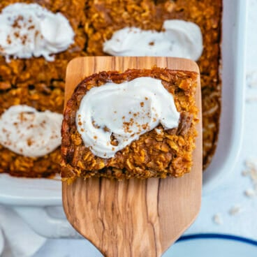 Pumpkin baked oatmeal