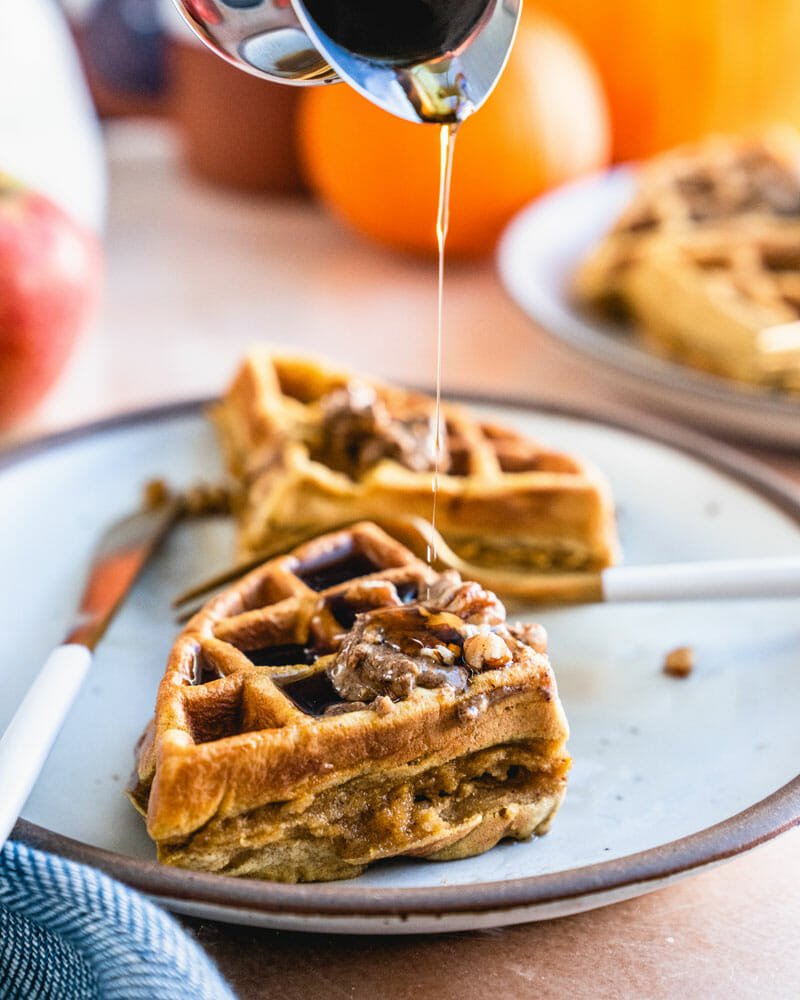Pumpkin waffles