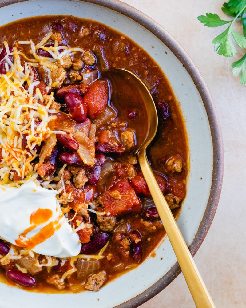 Quick chili recipe
