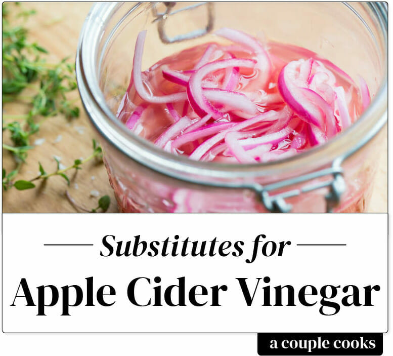 Apple cider vinegar substitute