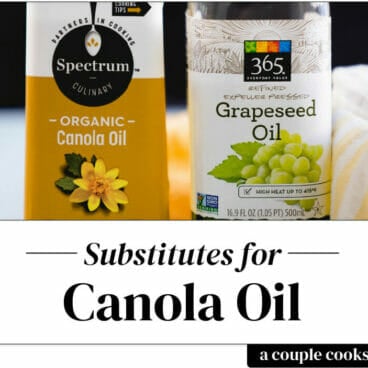 Canola oil substitute