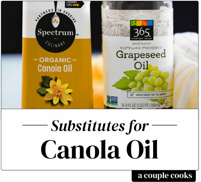 Canola oil substitute