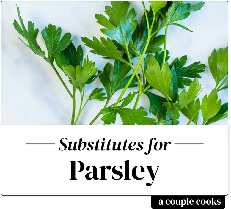 Parsley substitute