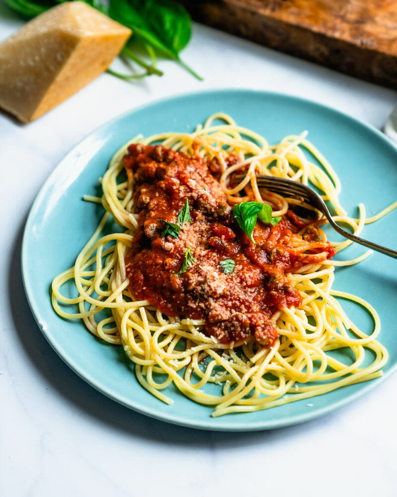Vegetarian spaghetti