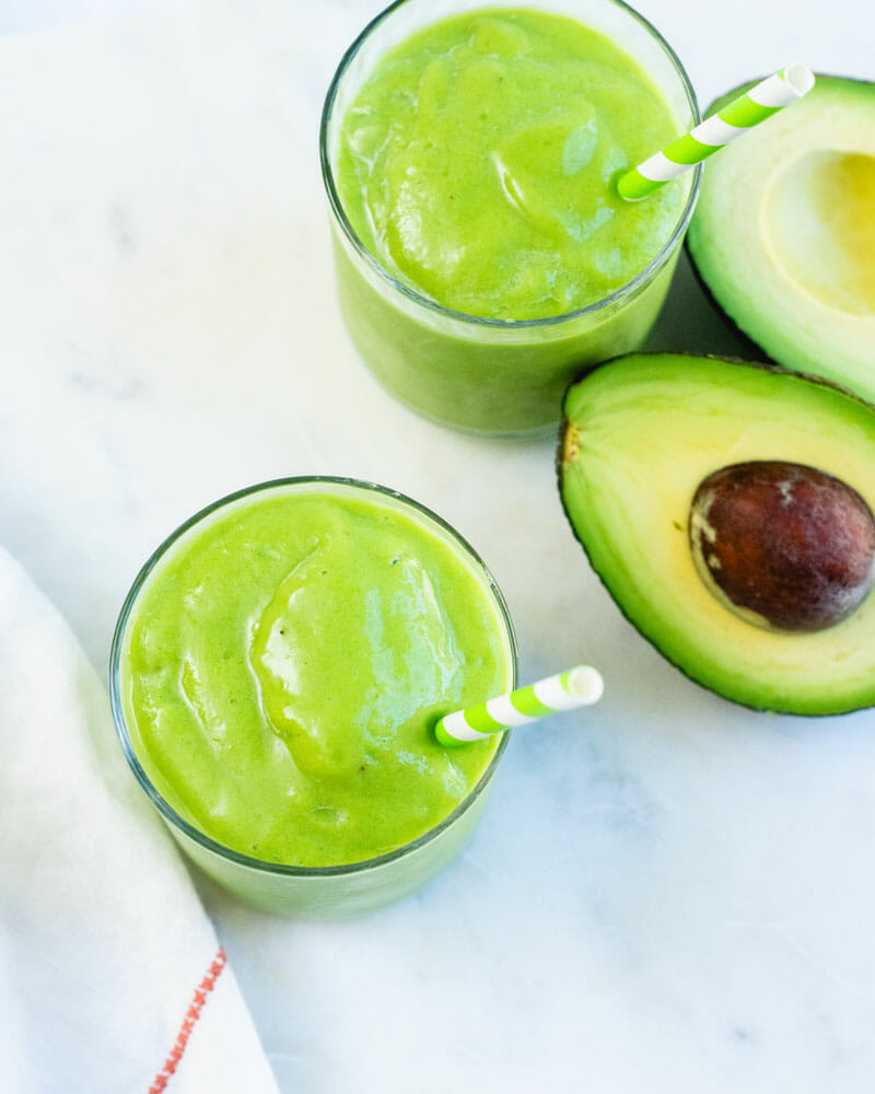 Avocado banana smoothie