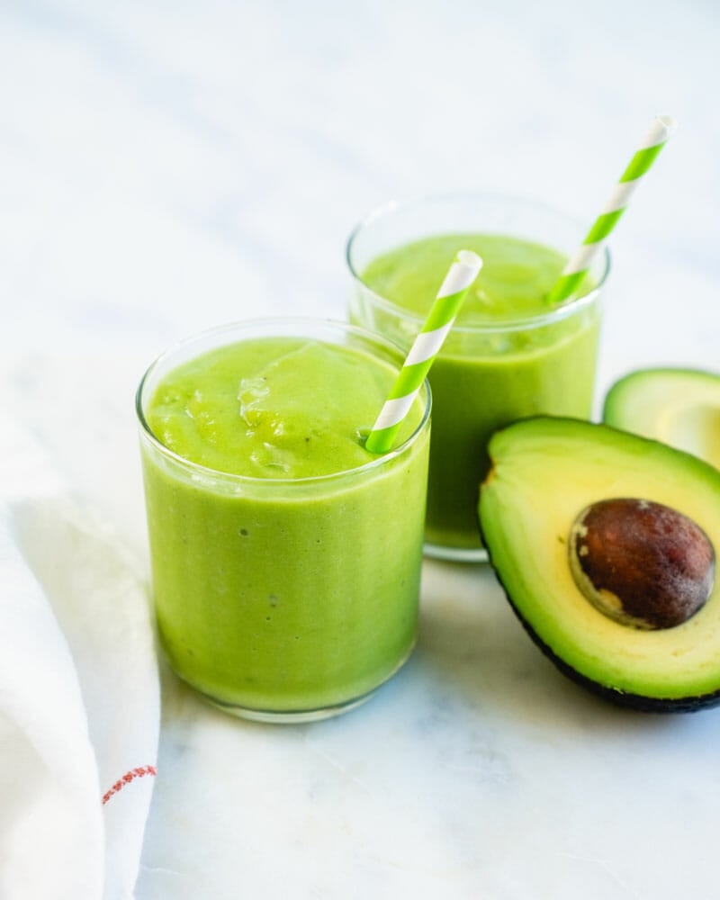 Avocado banana smoothie