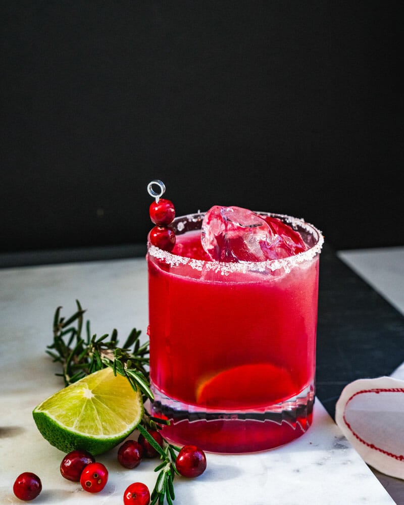 How to make a cranberry margarita