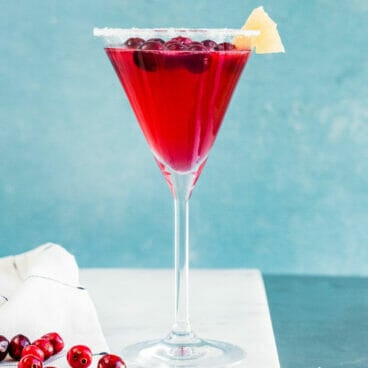 Cranberry martini