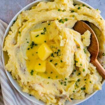 Garlic mashed potatoes