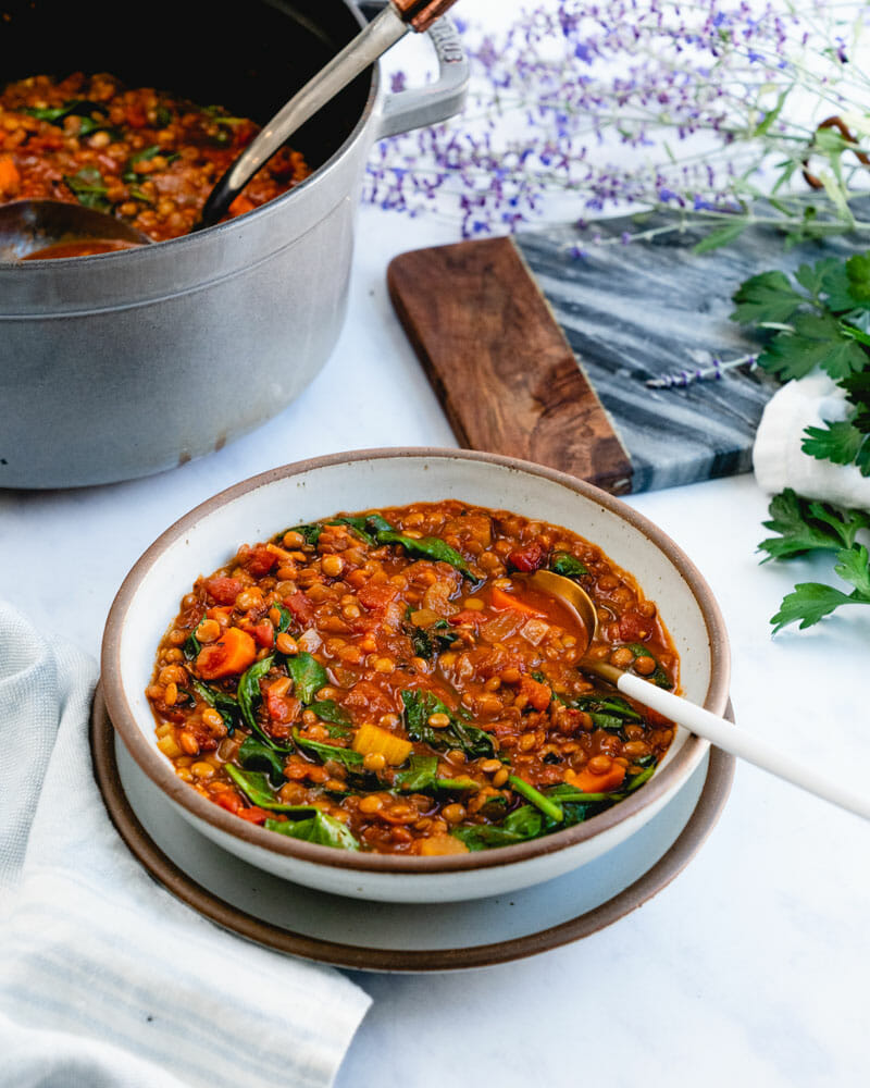 Lentil stew