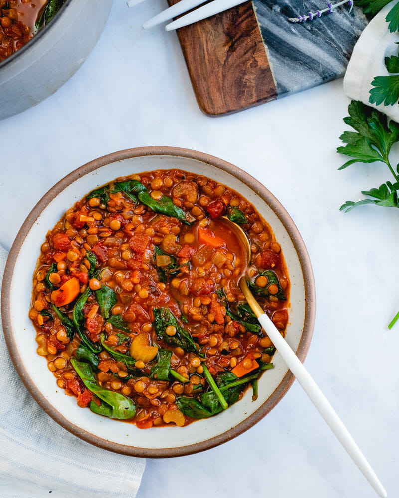Lentil stew