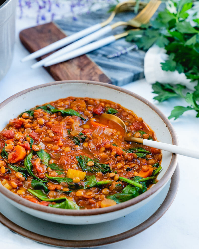 Lentil stew