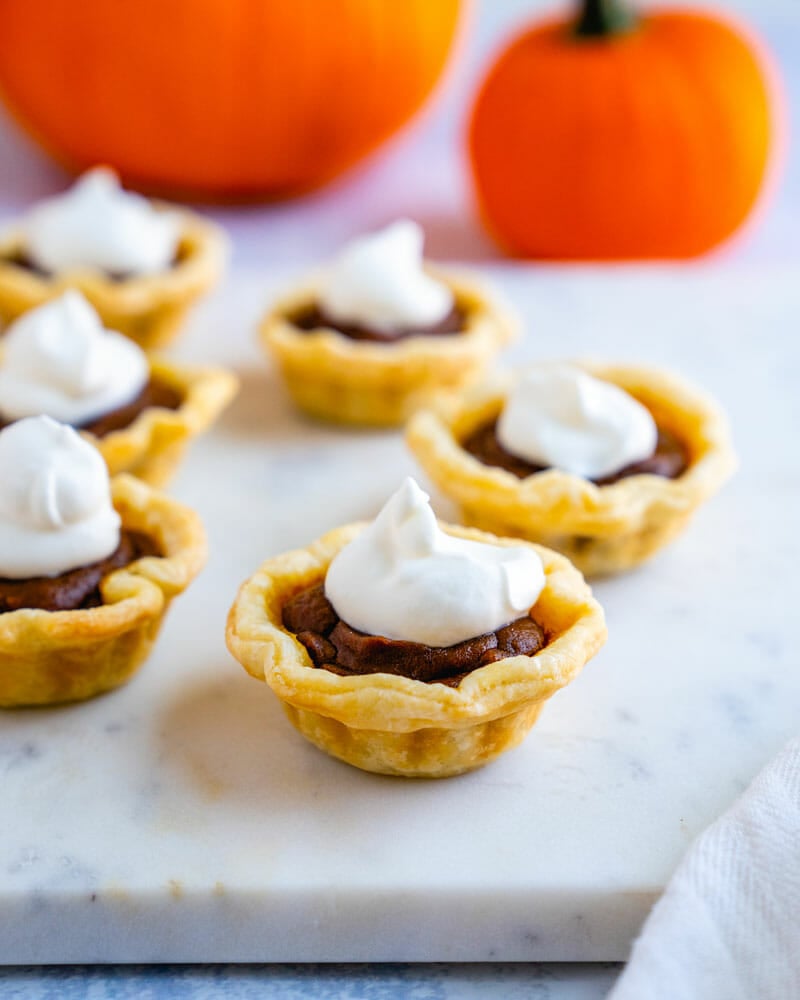 Mini pumpkin pies